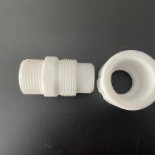 Corrosion Resistance White Virgin PTFE Fitting Male Connector thumbnail-3