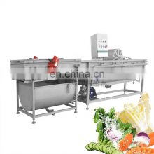 Industry  Vortex Type Air Bubble Water Cycle Vegetable Salad Washing Drying Machine
