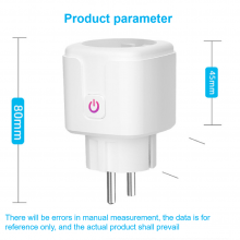 Wifi Smart Socket, EU Plug AC Socket, Smart Plug thumbnail-3