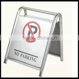 Hotel Metal Parking Sign_Stainless Steels Parking Floor Stand Sign_ Pedestal Signs Stand_Portable Hotel Metal Parking Reserve thumbnail-3