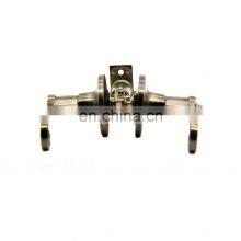 Wholesale Price Antique Brass Zinc Alloy US National Design Safe With Entry Keyed Door Handle Lever Lock thumbnail-5