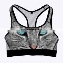 Custom Design Printed Gym Yoga Sports Inner Wear Fitness Bra Seamless Bodybuilding Sport Bra thumbnail-5