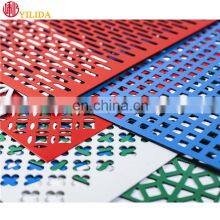 Color Coated Perforated Aluminum Sheet Various of Different Hole Shapes