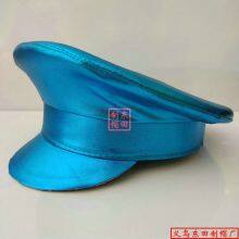 Railway man high-speed train attendant hat train security costume uniform cap