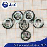 Carve Design Black Mother of Pearl Sea Shell Button thumbnail-3