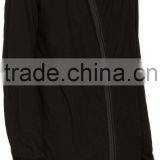 Wholesale Loose Lightweight Black Jersey Hoodies thumbnail-4