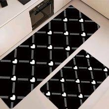 Classic White and Black Style Anti-Fatigue Rugs Kitchen Anti-Fatigue Mat thumbnail-2