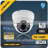 HD 2.0MP 1080P 2.8-12mm TVI Color Outside Adjust Varifocal IR Dome CCTV Camera                        
                                                Quality Choice