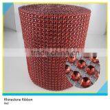 Acrylic Rhinestone Mesh Ribbon Sew On 10 Yards 24 Rows thumbnail-4