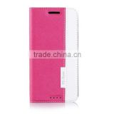 OEM Custom New Luxury Pink Genuine Leather Case Hardcover Flip Cover for HTC M9