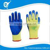 Red Cotton/polyester Blended Glove Coated With Latex thumbnail-5