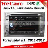 Wecaro WC-HH6224Android 4.4.4 Car Dvd Player Quad Core Car Navigation System for Hyundai h1 Stereo tv Tuner 2011 2012 thumbnail-1