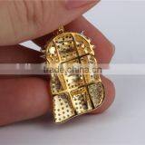 China Factory Wholesale Brass or Silver Hip Hop Jewelry Pendant Jesus Pendant thumbnail-5