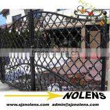 Ornamental Elegant Wrought Small Iron Gate for China/The Huge Galvanized Farm Gates by Iron