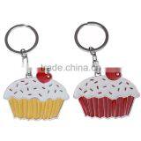 New Promotional Gifts Cup Cake Zinc Alloy Keychain Key Finder thumbnail-3