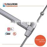 3 Hrs Fire Rated ANSI UL Universal Non Handed Dual Door Push Bar thumbnail-3