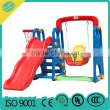 children slide with swing , baby plastic slide