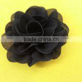 9cm High Quality Chiffon Rosette in Black Color For Ladies --- M109 thumbnail-3