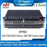 192 FXO/FXS Modules IPPBX Free Sip Phone Call Voip Pbx System,IVR Services Voice Record Quality Choice thumbnail-2
