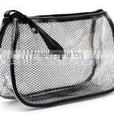 Travel Plaid Washing Bag PVC Transparent Cosmetic Bag With Handle Supplier's Choice thumbnail-6