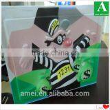 OEM plastic molding formed thick sheet PS advertising display