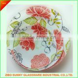 round glass plate/glass tray