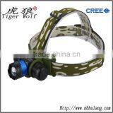 zoom function aluminum led headlamp rechargeable LED headlight