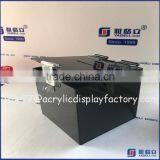 2016 Hot Sale!! Wholesale Black Vot Box With Lock / Small Acrylic Donation Box thumbnail-4