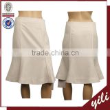Latest model Dipped hem midi A-line full skirt WS150932769
