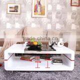 MDF Coffee Table White High Gloss Center Table thumbnail-6