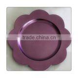 Decorative Plastic Flower Charger Plates thumbnail-1