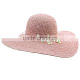 2015 new Fashion Summer Women's Ladies' Foldable Wide Large Brim Floppy Beach Hat Sun Straw Hat