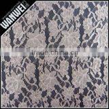 Pink Thin Hollow Lace Fabric Manufactur Hot Selling for Casual Cloting and Skirts T-92