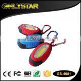 Onlystar GS-4081 hot sell plastic led keychain light 1w cob torch