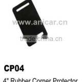 CP04 4" Rubber Corner Protector Black thumbnail-1