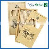 2016 Hot Sale Style Color Pencil Art Coloring Set Into Sliding Drawer Wooden Box