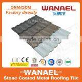 Aluminum zink steel painted roof tile roofing material