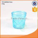 Garden Colored Glass Flowerpot Glass Pot Glass Vase thumbnail-2