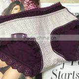 Wonderful Design Lowest Price Charming Dark Purple Lace Bra Panty thumbnail-3