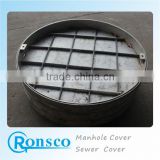 round decorative stainless steel manhole cover with weight information