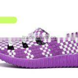 NEW MODEL FLAT ELASTIC SANDAL SHOES HANDMADE WOVEN WOMEN SANDAL SHOES thumbnail-3