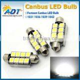 1.72" 42mm 8-SMD-5050 Canbus No Error Dome Festoon LED Bulb Reading Light