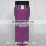 Hot double wall stainless steel travel mug
