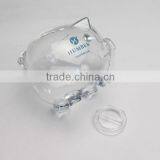 Transparency Clear Money Box Villa Shaped thumbnail-5