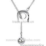 Women Monogram Necklace in Stainless Steel