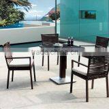 Cassie hot sale Pation/Garden furniture wicker/ Rattan Restaurant Dining Furniture