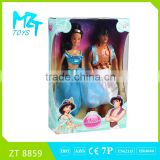 New item 11 inch barbie Aladdin prince,Jasmine princess and Spirit barbie doll