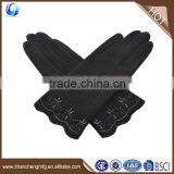 Hot sale fashion ladies winter handmade 100% wool gloves