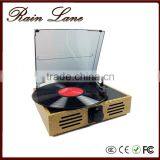 Rain Lane Retro Turntable Vinyl Player With USB Turntable thumbnail-1