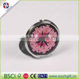 Wedding Party Bridesmaid Girl Friend Promotional Gift,bling Crystal Rhinestone Sticker for Mirror,mini Beauty Makeup Compact Poc thumbnail-2